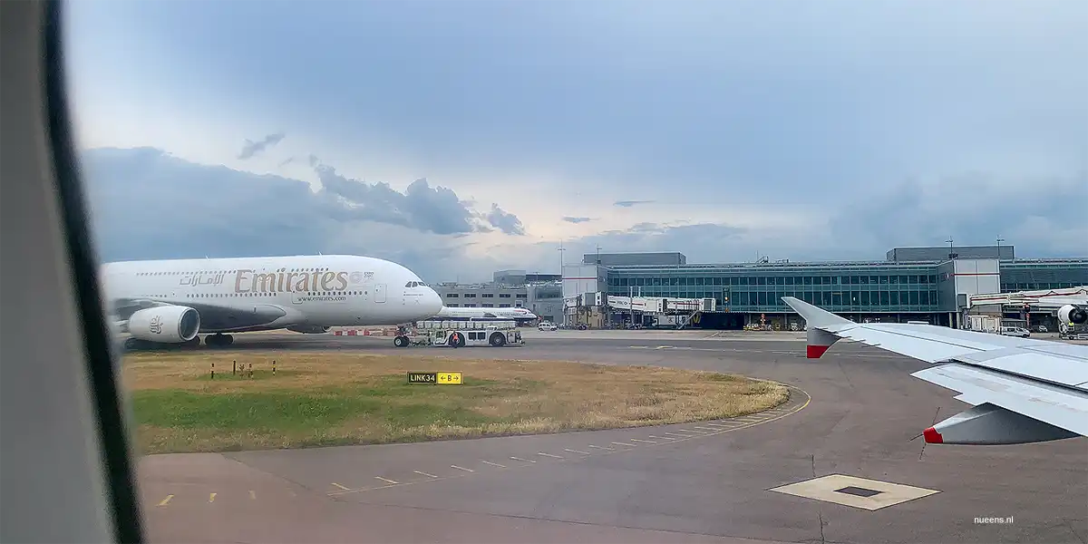 Airbus A380 op London Heathrow