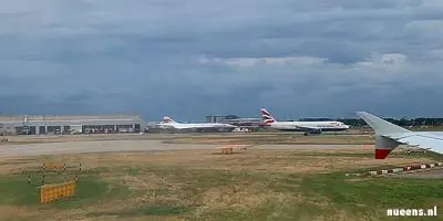De Concorde op Heathrow in Londen