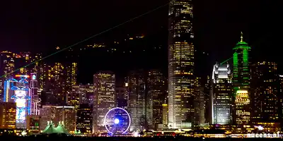 Wolkenkrabbers in Hongkong