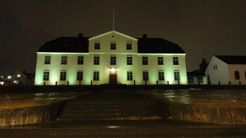 Het regeringscentrum van IJsland in Reykjavik