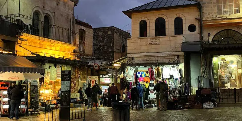 De oude stad in Jeruzalem