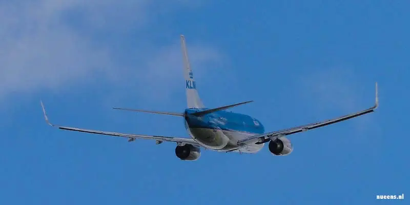 Vliegtuigen van de KLM op Schiphol