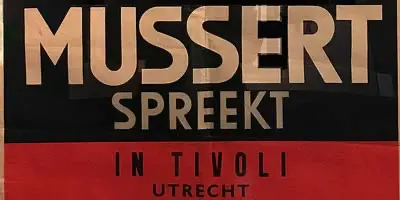 Propaganda poster van Mussert