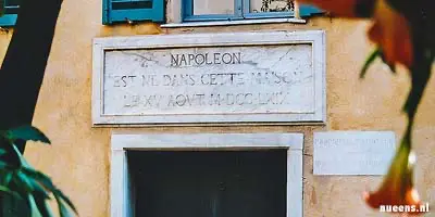 Geboortedag Napoleon Bonaparte, Geboortehuis Napoleon