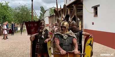 Einde Romeinse Burgeroorlog, Romeinen in het Archeon