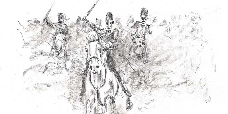 De slag bij Waterloo