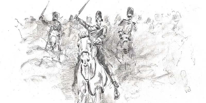 De slag bij Waterloo