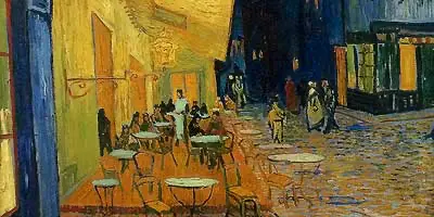 Vincent van Gogh, Detail van Place du Forum