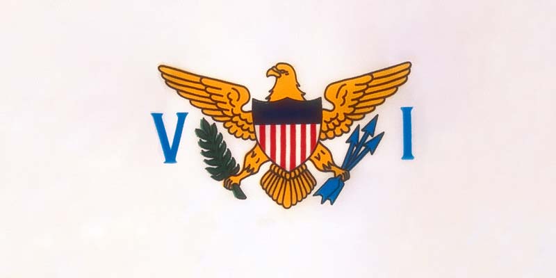 De vlag van de Virgin Islands