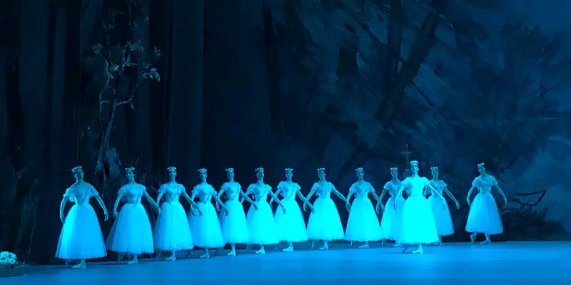 Een voorstelling in een van de vele theaters in Moskou