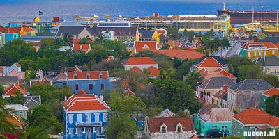 Willemstad, de hoofdstad van Curaçao